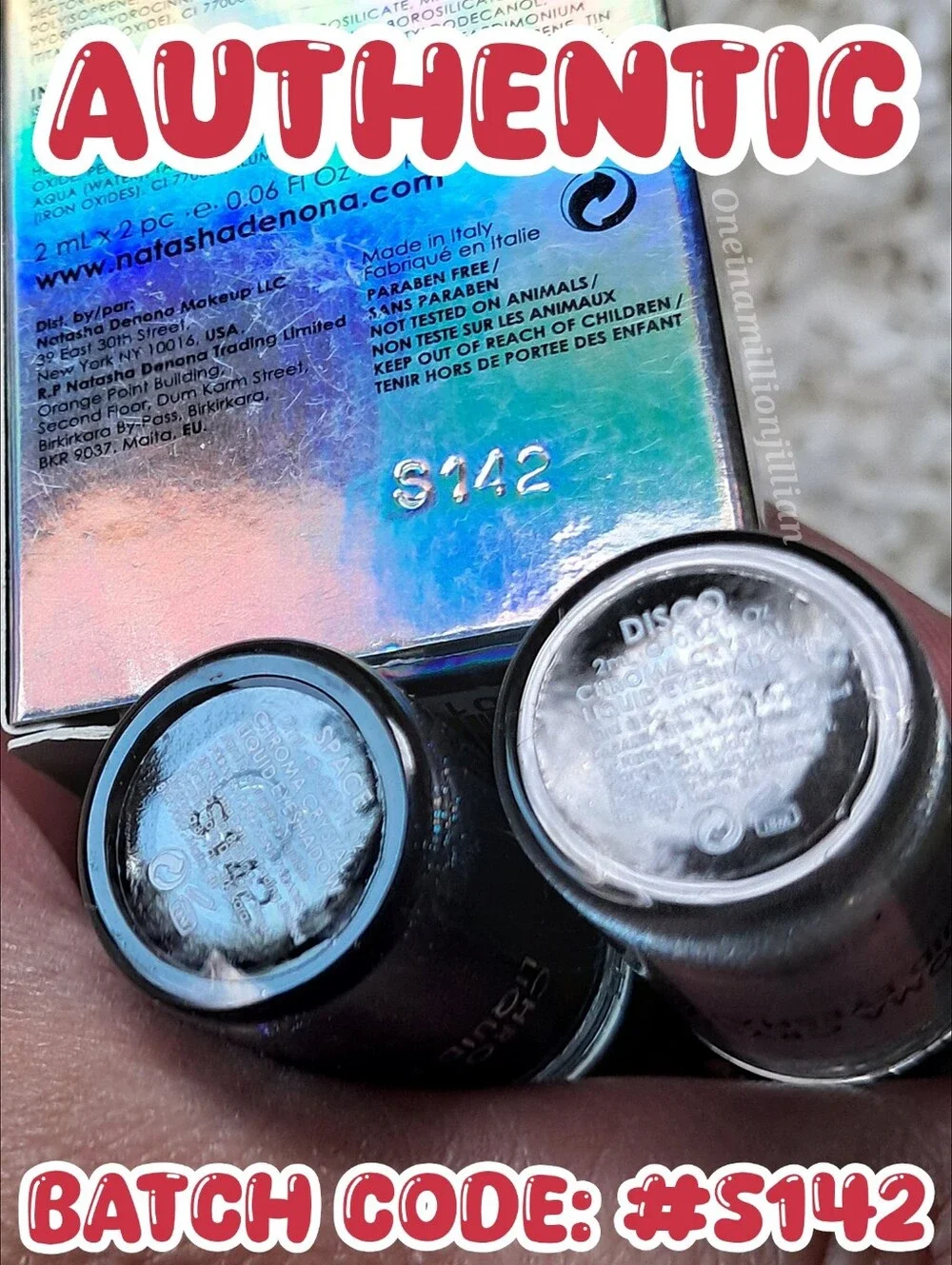 Natasha Denona Chroma Crystal Liquid Eyeshadow Set - Space & Disco